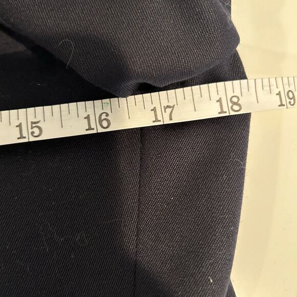 VTG Derby San Francisco Coat Women 12 Formal 100% Wool Two-Buttoned Blazer Blue - Picture 6 of 12